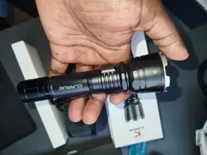 Klarus XT12GT PRO | 1600 Lumens, 850m Beam, USB-C Rechargeable | Tactical, Search & Rescue, Outdoor Flashlight actual product photo.