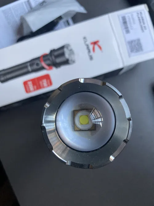 Klarus A3 Zoomable Flashlight, 2200 Lumens, 750m Beam actual product photo.