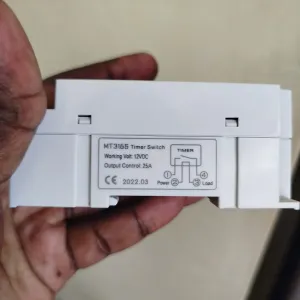 Manhua MT316S 12V DC Timer Switch with seconds | Automate Lighting, Solar, Irrigation, Motors | Daily/Weekly Cycle Control actual product photo.