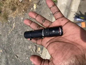 SUPERFIRE TN02 Magnetic EDC Flashlight, 1800 Lumens, 265m Beam actual product photo.