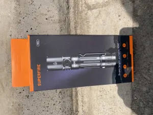 SUPERFIRE TN02 Magnetic EDC Flashlight, 1800 Lumens, 265m Beam actual product photo.