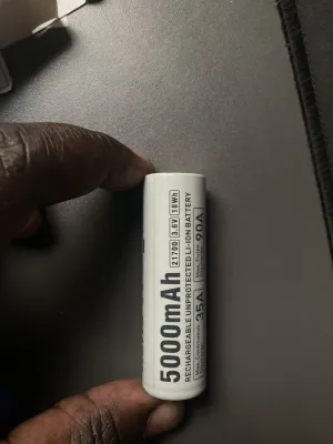 XTAR 21700 RAW Battery, 5000mAh, 35-90A High-Drain actual product photo.