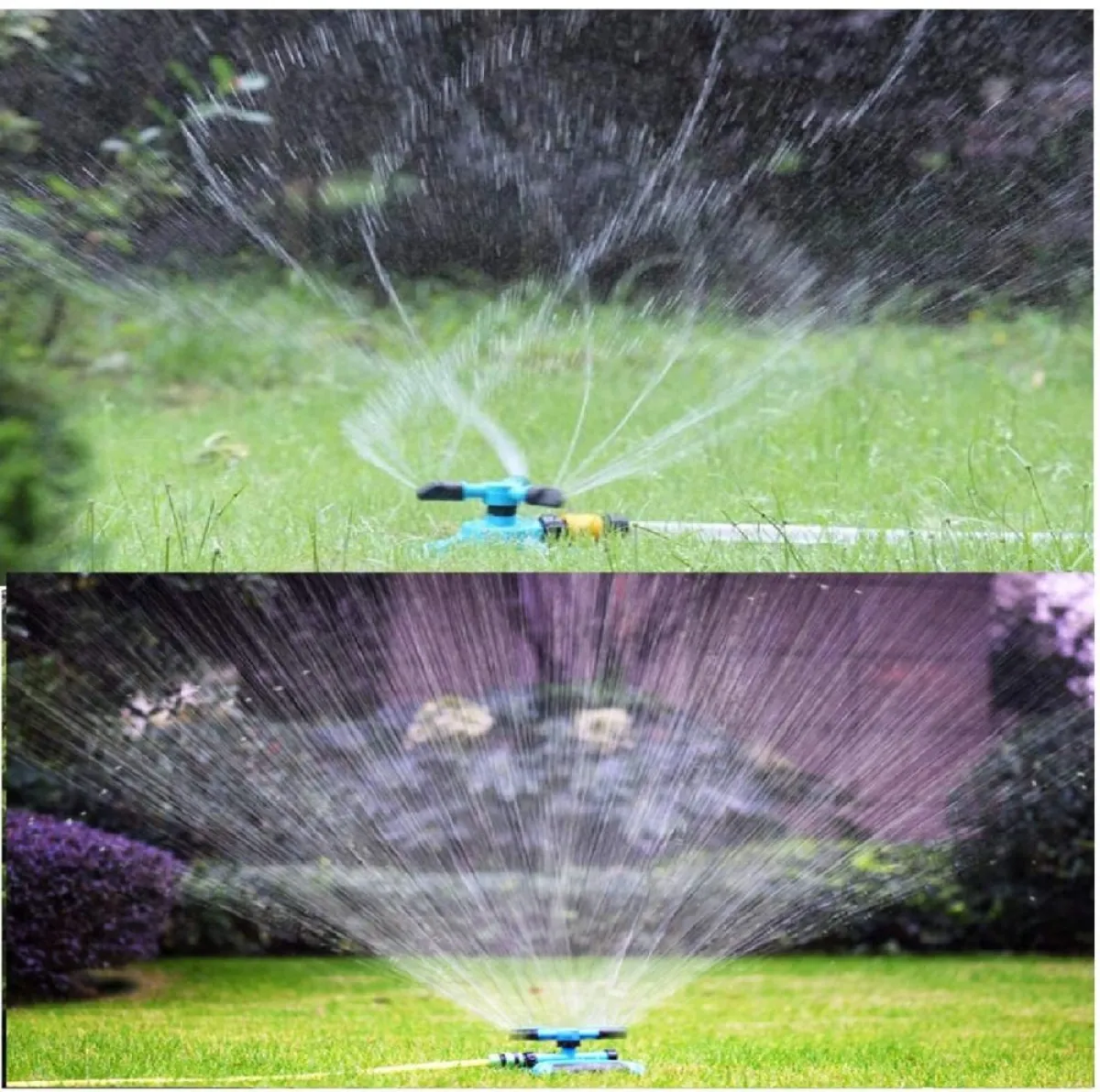 ½" Rotating Garden Sprinkler – 10m Radius | ABS Plastic | 360° Lawn Irrigation | Connectable Series in Kenya