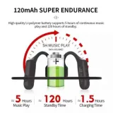 Remax RB-S32 Bone Earphones | Open Ear Bluetooth for Sports & Calls | 8hr Battery | Sweatproof | Dual Mic ANC - photo 8
