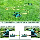 ½" Rotating Garden Sprinkler – 10m Radius | ABS Plastic | 360° Lawn Irrigation | Connectable Series - photo 12