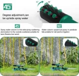 ½" Rotating Garden Sprinkler – 10m Radius | ABS Plastic | 360° Lawn Irrigation | Connectable Series - photo 9