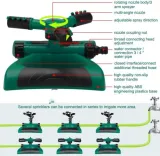 ½" Rotating Garden Sprinkler – 10m Radius | ABS Plastic | 360° Lawn Irrigation | Connectable Series - photo 5