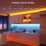 Zebrago Tuya Smart Wifi LED Strip Lights | Music Sync & Alexa Compatible | TV Backlight, Gaming, Decor | USB Powered - photo 3