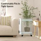 2500W 11-Fin Oil Heater - Safe for Bedrooms & Babies | Heats 250 sq ft | Aluminium | 1yr Warranty - photo 6