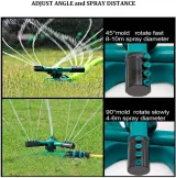 ½" Rotating Garden Sprinkler – 10m Radius | ABS Plastic | 360° Lawn Irrigation | Connectable Series - photo 2