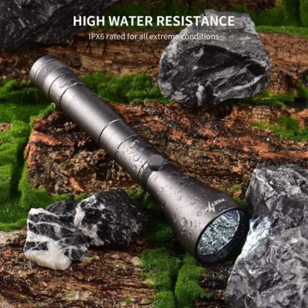 PEETPEN L40 flashlight, modes and switch