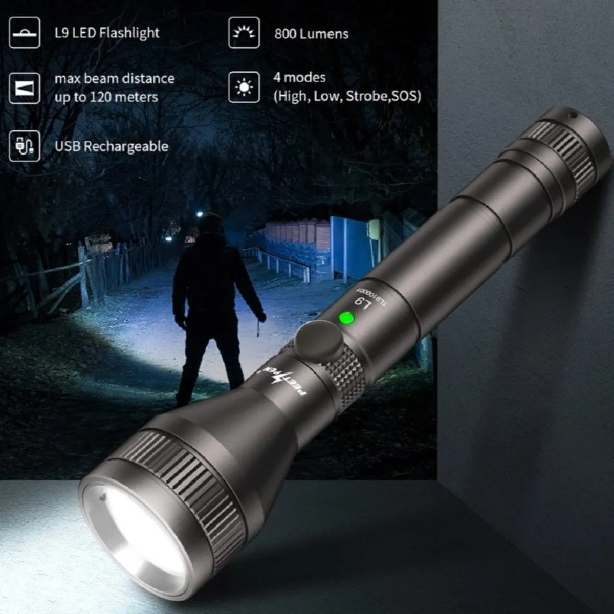 PEETPEN L9 mini flashlight