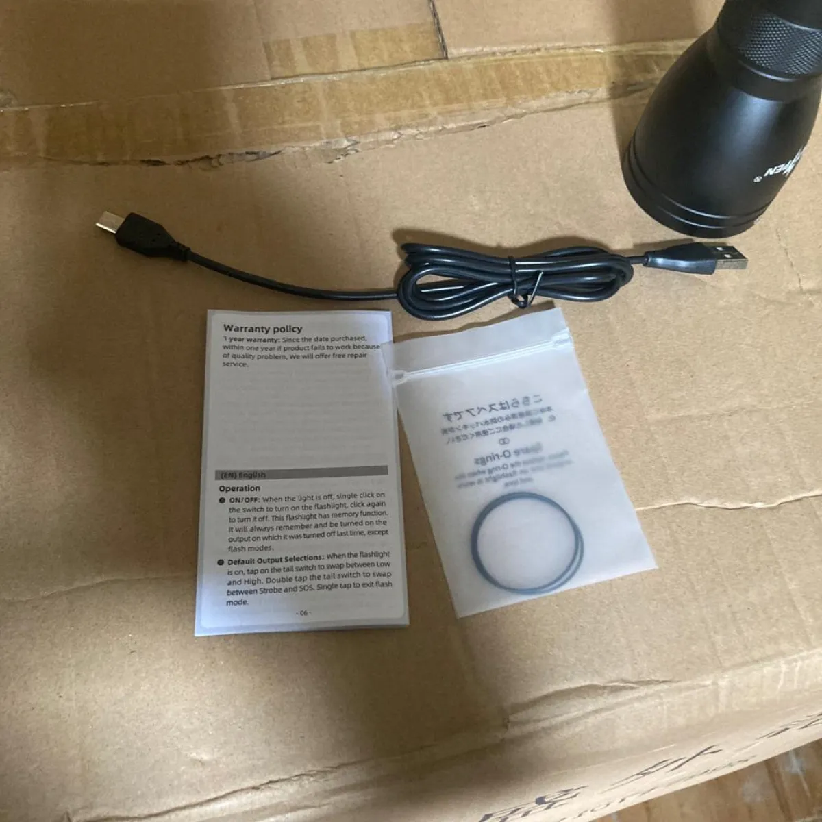 PeetPen L80 Flashlight | 1km Beam, 1500 Lumens, USB Rechargeable Torch | Outdoor Camping, Emergency, Professional Use,