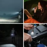 PEETPEN L9 Flashlight | 500lm Osram LED, 120m Beam, USB Rechargeable | Pocket Torch for Camping, Hiking, Emergency, Outdoor - Aluminum Alloy, IPX4 Waterproof - photo 6