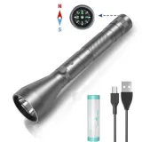 PEETPEN L40 Flashlight: 900lm, 300m Beam, USB Rechargeable, Aluminum, IPX67 Waterproof - Camping, Hiking, Emergency - photo 6