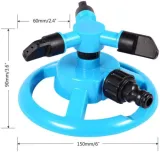 Automatic Sprinkler 360° Rotating - 10m Reach (32.8ft), 60psi | Lawn, Garden, Yard Watering, ABS Plastic - photo 5