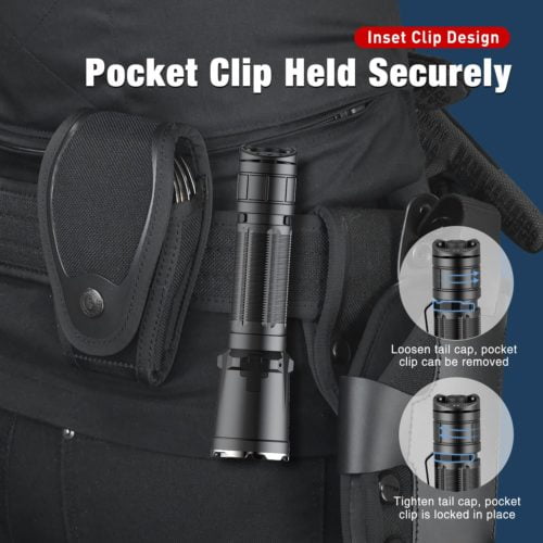 Klarus XT11GT Torch: 2200 Lumens, USB-C Rechargeable Tactical Flashlight with Dual Tail Switches. Security, Outdoor,