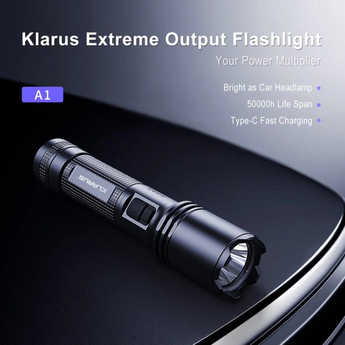 Klarus A1 rechargeable EDC flashlight