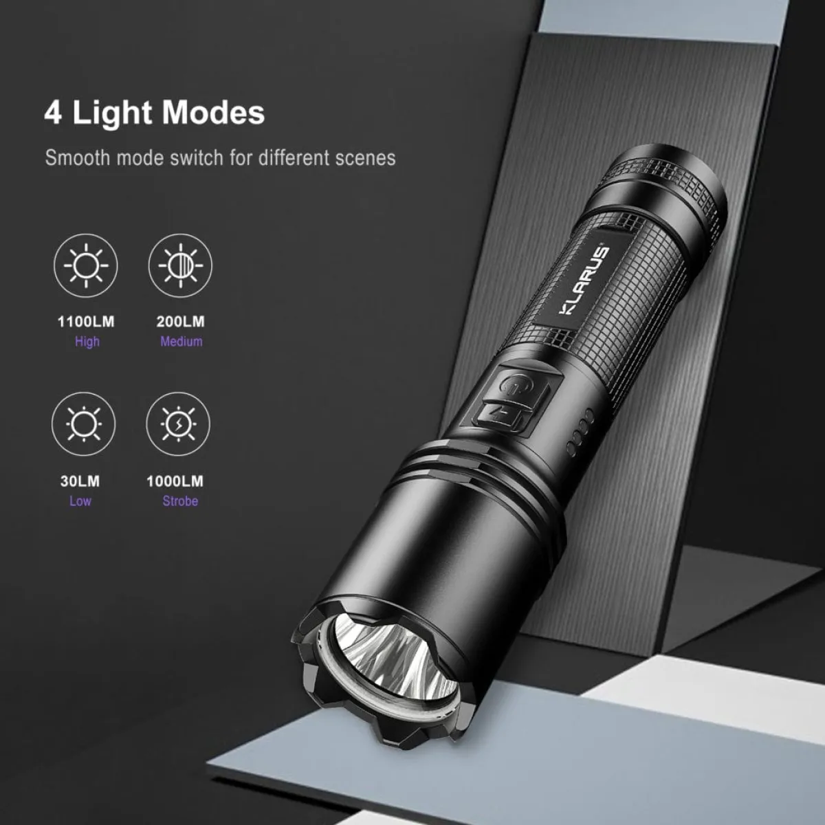 Klarus A1 rechargeable EDC flashlight