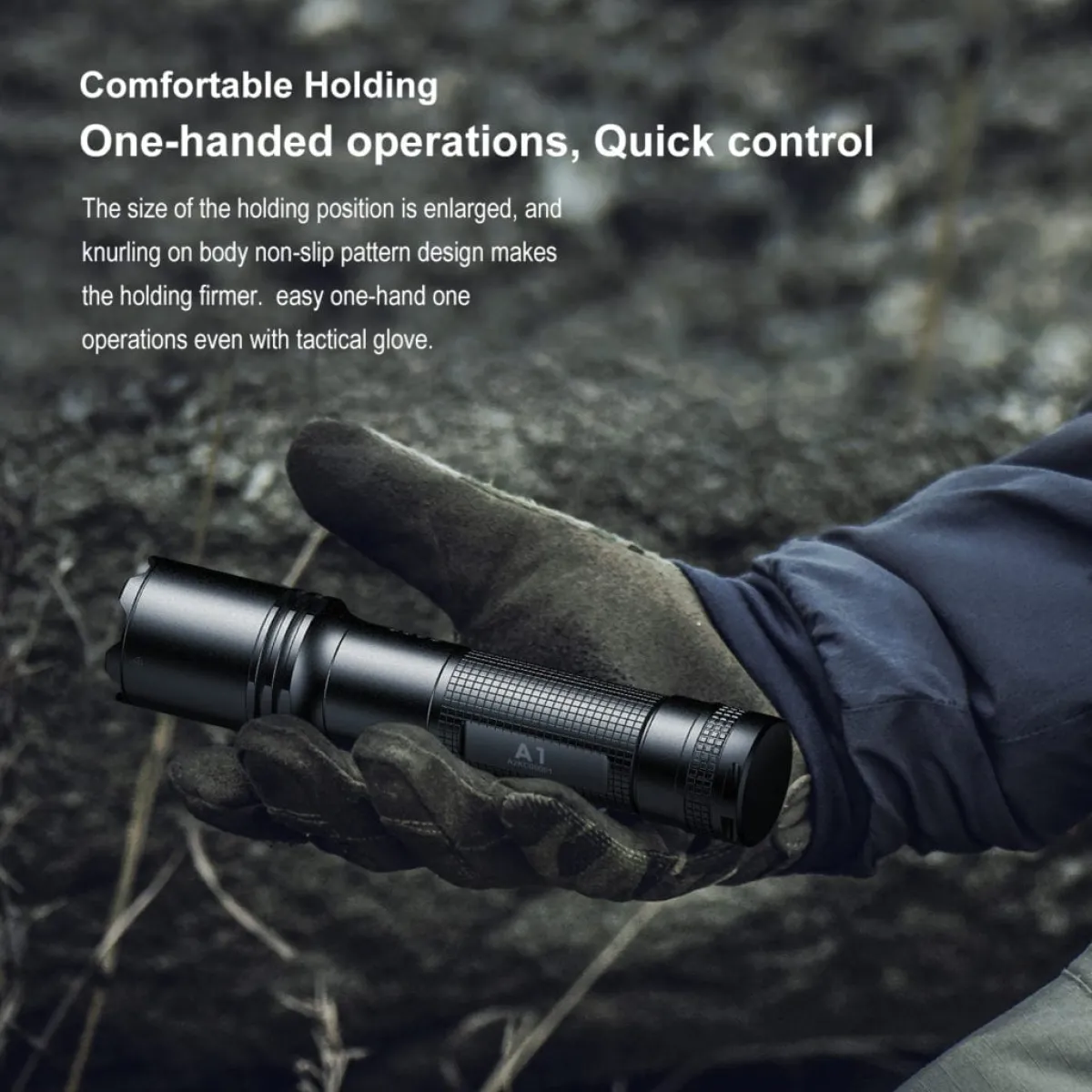 Klarus A1 rechargeable EDC flashlight