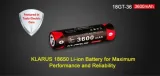 Klarus 18GT-36 3600mAh 18650 Battery | High-Power Li-ion for Flashlights, Devices | 6.96cm, Protected, 7A Max Discharge - photo 6