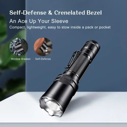 Klarus XT11R tactical flashlight accessories