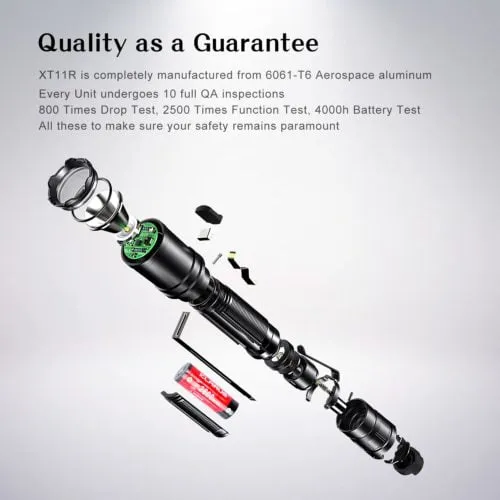 Klarus XT11R impact resistance demonstration