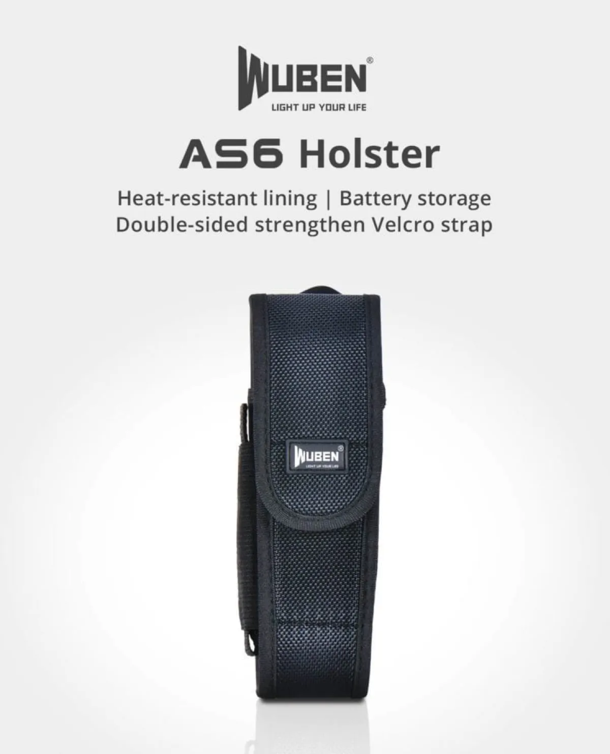 WUBEN AS6 Holster, Nylon Belt Pouch for C3, L50, TO40R, TO46R