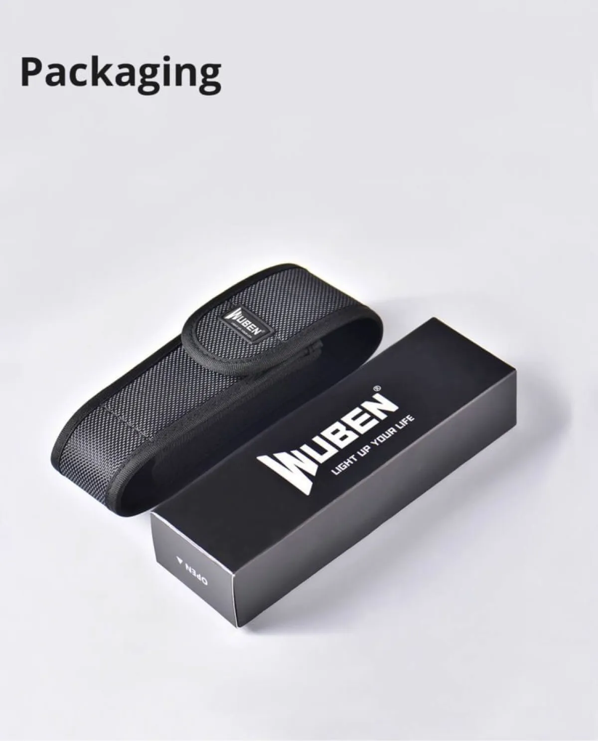 WUBEN AS6 Holster, Nylon Belt Pouch for C3, L50, TO40R, TO46R
