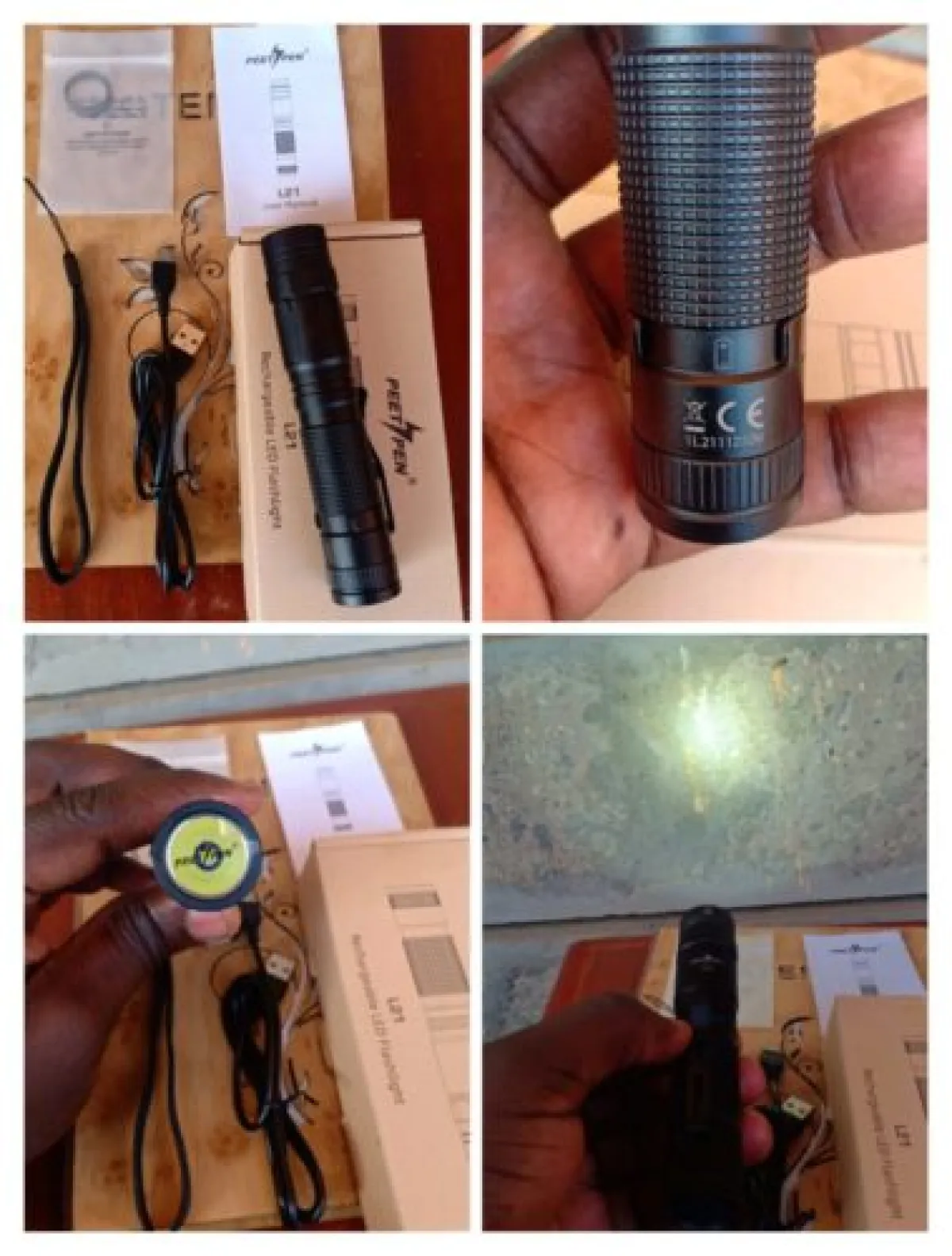 PEETPEN L21 rechargeable EDC flashlight