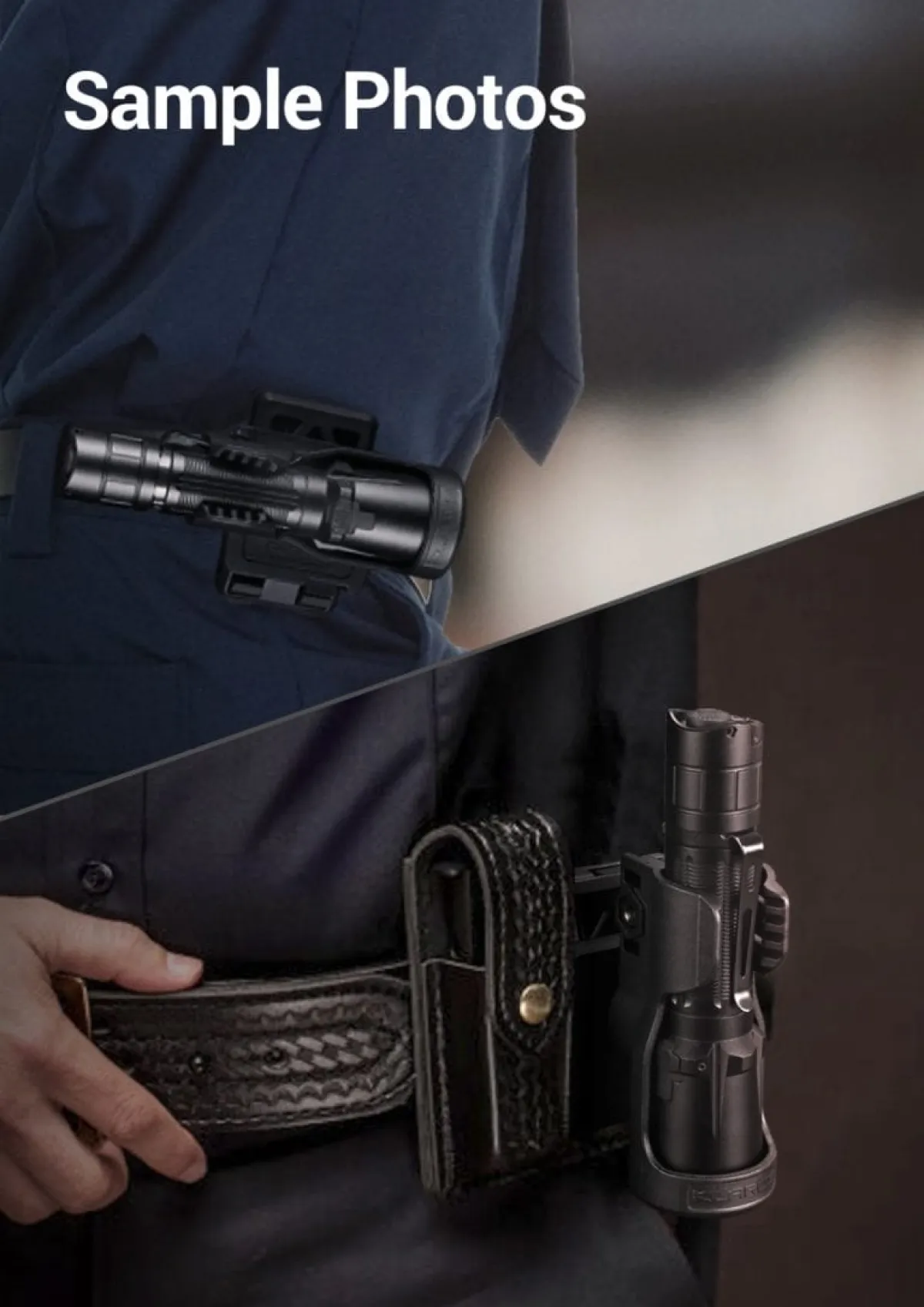 Klarus AH2 Rapid Deployment Flashlight Holster, Steel and Nylon