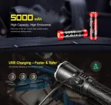 Klarus XT21X Flashlight | 4000 Lumens, 316m Beam | Rechargeable Torch for Search & Rescue, Outdoor, Emergency | CREE XHP70.2 LED, IPX8, USB Charging 5yrs Warranty - photo 3