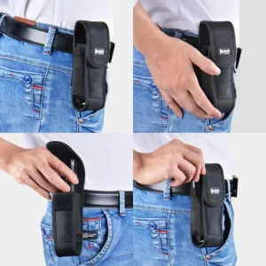 WUBEN AS6 Holster | Durable Nylon Belt Pouch (15.1cm-15cm) for Camping, Outdoors & Law Enforcement