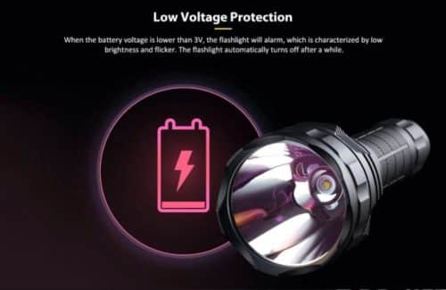 Convoy L21A LED Flashlight: 1.2Km Reach, 2300lm SST40 Torch, Aluminium, 4 Modes, IPX8 Waterproof, 21700 Battery