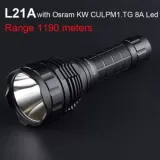 Convoy L21A LED Flashlight: 1.2Km Reach, 2300lm SST40 Torch, Aluminium, 4 Modes, IPX8 Waterproof, 21700 Battery Required - photo 4