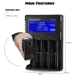 LiitoKala Lii-PD4: 4-Bay Smart Charger | LCD Display, Overcharge Protect | Charges 18650, AA, AAA, 26650, 21700 & More | NiMH, Li-ion, IMR, LiFePO4 Batteries - photo 6