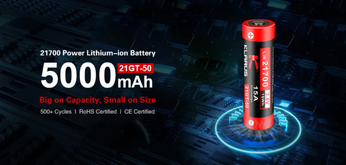 Klarus 21700 protected battery