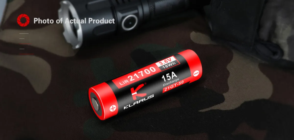 Klarus 21700 protected battery