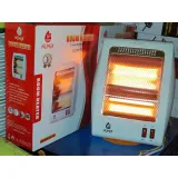 NUNIX 800W Quartz Heater - Instant Warmth for Home & Office | 400-800W, Safety Grill, Tip-over Switch, Plastic/Metal in Kenya