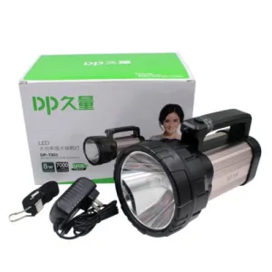 Dp-7303 Jumbo Flashlight | 8W LED Searchlight, 7000mAh Powerbank | Emergency Lighting, Outdoor, Camping | Rechargeable