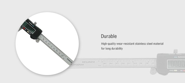 WORKPRO Digital Caliper 150mm/6" Stainless Steel - SAE/Metric, Large LCD for Jewelers, Woodworkers, Professionals in