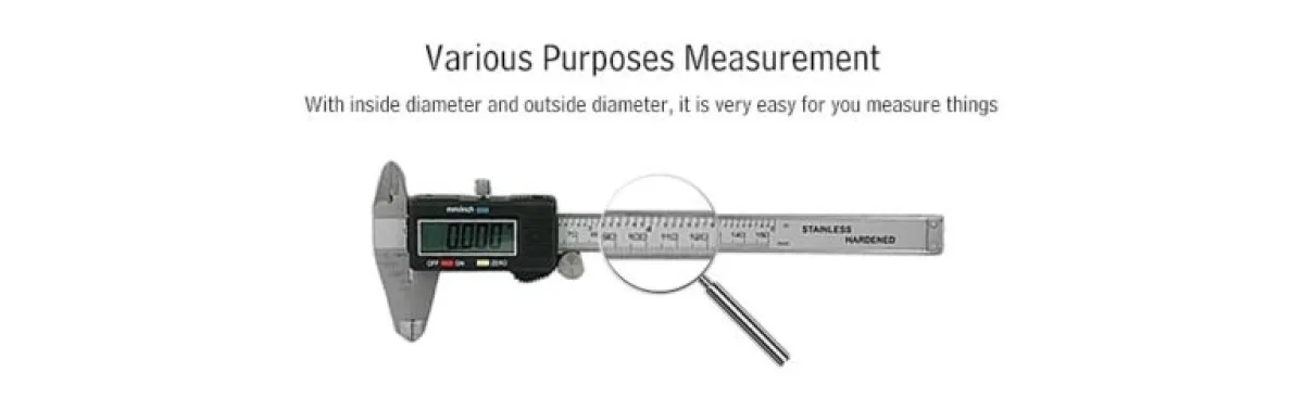 WORKPRO Digital Caliper 150mm/6 Inch, Stainless Steel