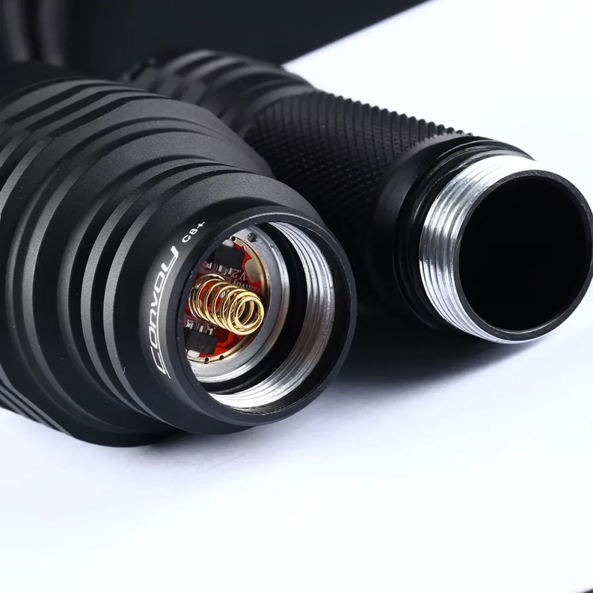 Convoy C8+ long-range flashlight