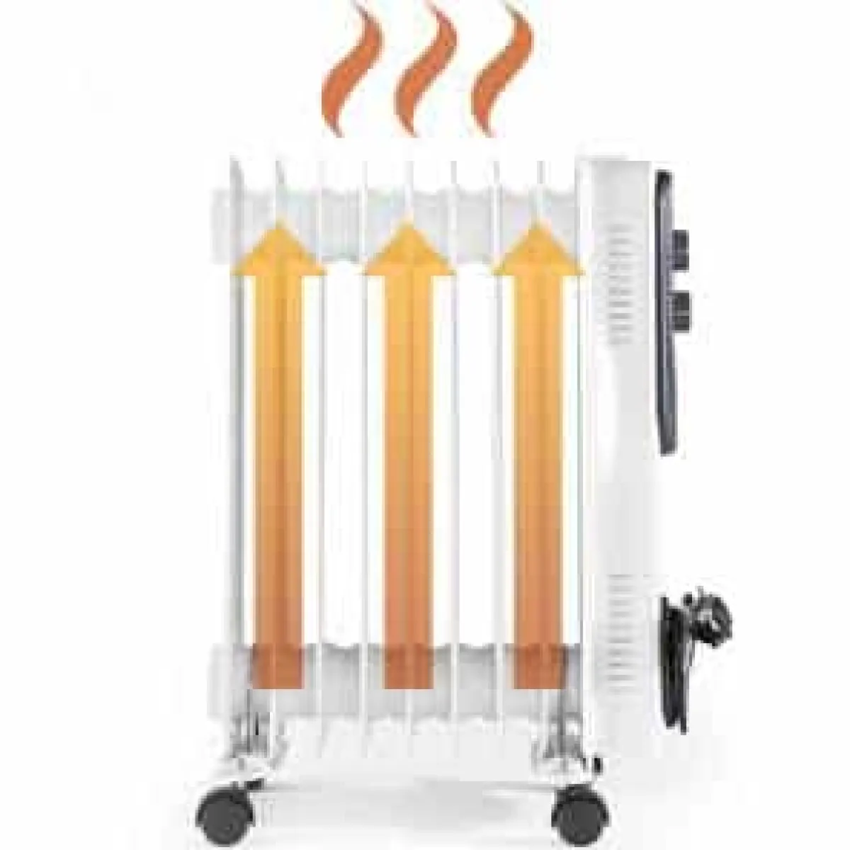 2000W 9-Fin Oil Heater - Safe for Babies/Seniors | 200 sq ft | Aluminum | Quiet, Energy-Efficient in Kenya