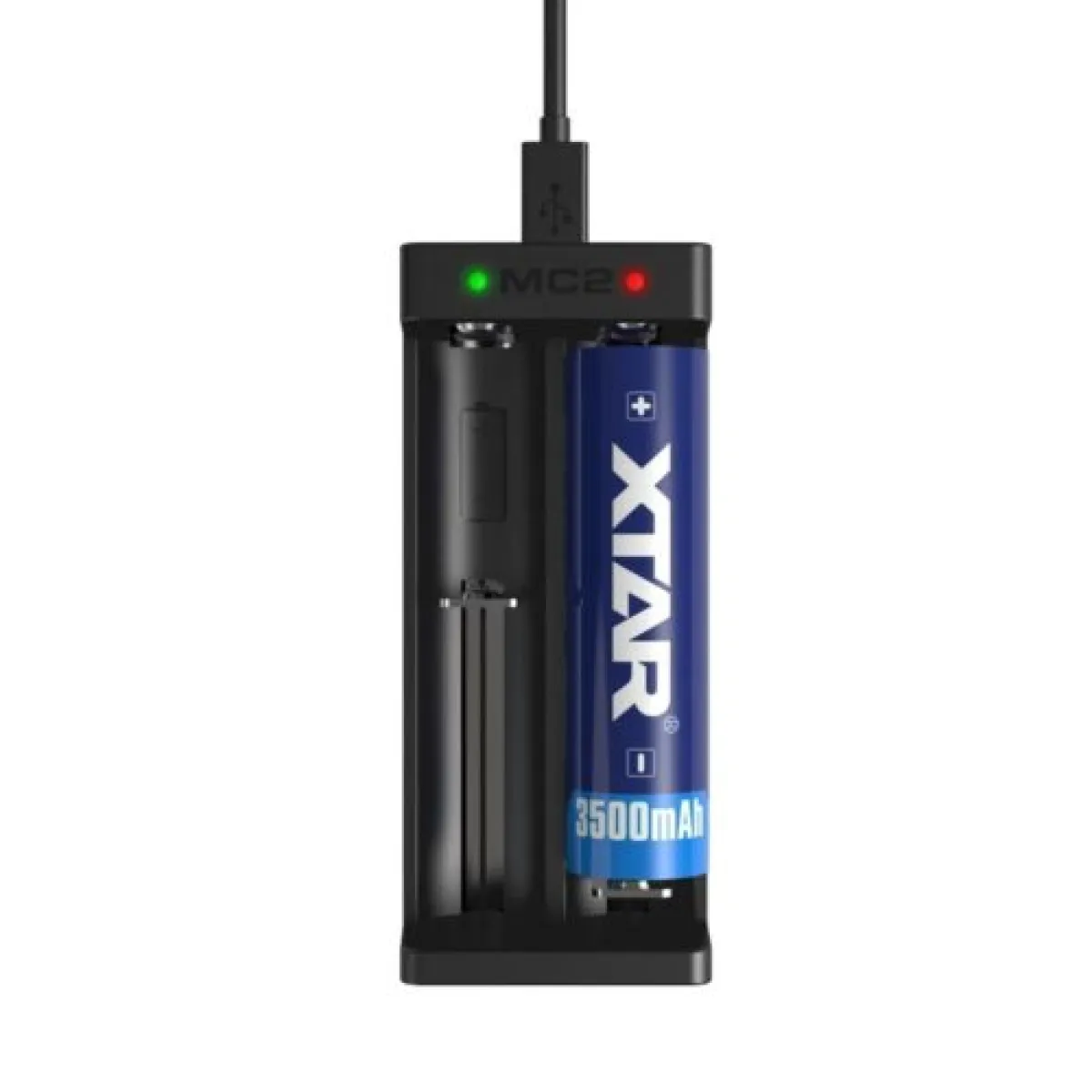XTAR MC2 2-Bay Portable USB Vape Battery Charger