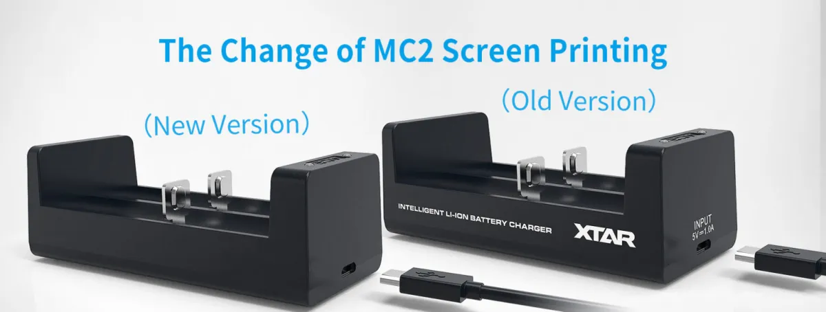 XTAR MC2 2-Bay USB Li-ion Battery Charger