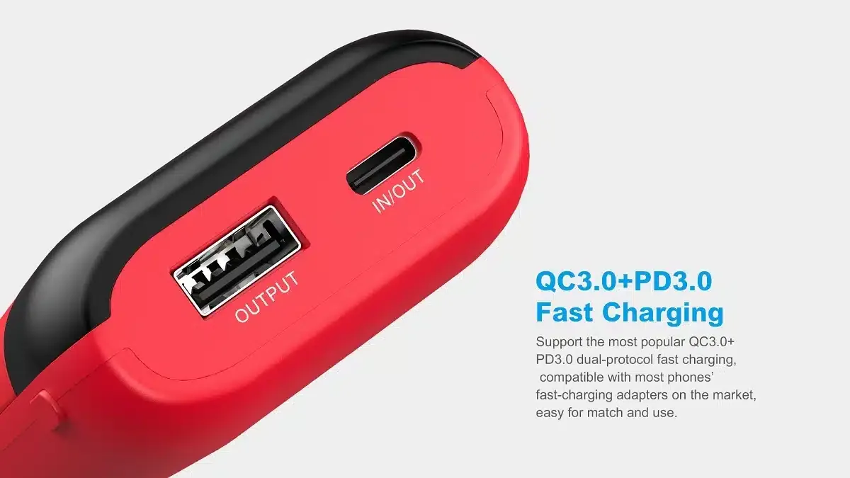 XTAR PB2S Charger and Power Bank for 18650/21700 Batteries