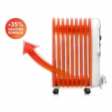 2500W 11-Fin Oil Heater - Safe for Bedrooms & Babies | Heats 250 sq ft | Aluminium | 1yr Warranty - photo 13