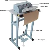 EST BS60-FS 600mm Foot Sealer: Metal, Pedal Impulse Bag Sealer for Food, Retail & Industry - photo 9