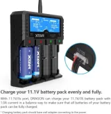 Xtar Dragon VP4 Plus Charger | 4-Bay Li-ion/NiMH Smart Charger, Power Bank, Voltage/Resistance Test, LCD Display - photo 8